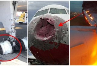 Последствия аварийных посадок, заставляющие трепетать авиапассажиров (15 фото)