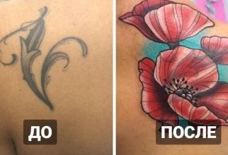 Новая жизнь старых и неудачных татуировок (18 фото)