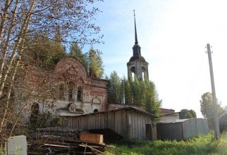 Старинные деревни Ярославской области. Некоуз и Станилово. Разрушенная церковь (25 фото + 1 видео)