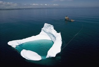 Охотники за айсбергами (6 фото + 1 видео)