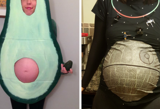 40 беременных женщин, которые подготовили самые оригинальные костюмы на Хэллоуин (41 фото)