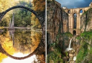 10 сказочно красивых арочных мостов мира, которые захочется увидеть вживую (19 фото + 9 видео)