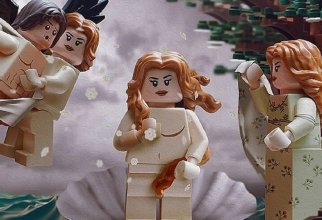 Шедевры искусства, собраннные из LEGO (39 фото)