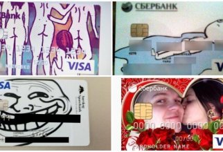16 немного странных дизайнов банковских карт, при виде которых удивляются кассиры (17 фото)