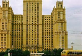 Цветные снимки Москвы 50-х годов (15 фото)