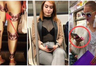 20 горе-модников из метро, которые превратили себя в настоящее посмешище (21 фото)
